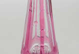 Garrafa de cristal frances doublé  rubi lapidad... - Garrafa de cristal frances doublé  rubi lapidado com tampa original 