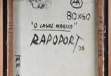 Alexandre Rapoport (1929), O casal mágico - Óleo sobre tela