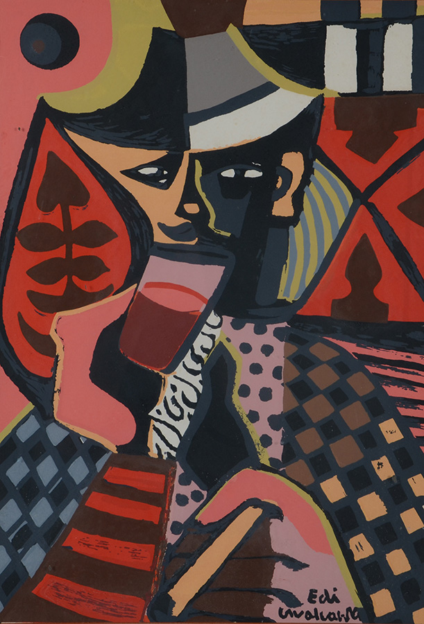 DI CAVALCANTI - Figura - serigrafia P/A - 58 x 40 - foto 2 de 3