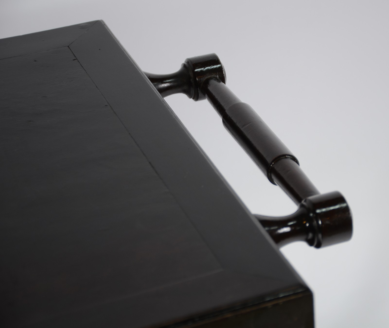 Mesa/carrinho para chá de madeira nobre com 3 gavetinhas na parte... - foto 7 de 10