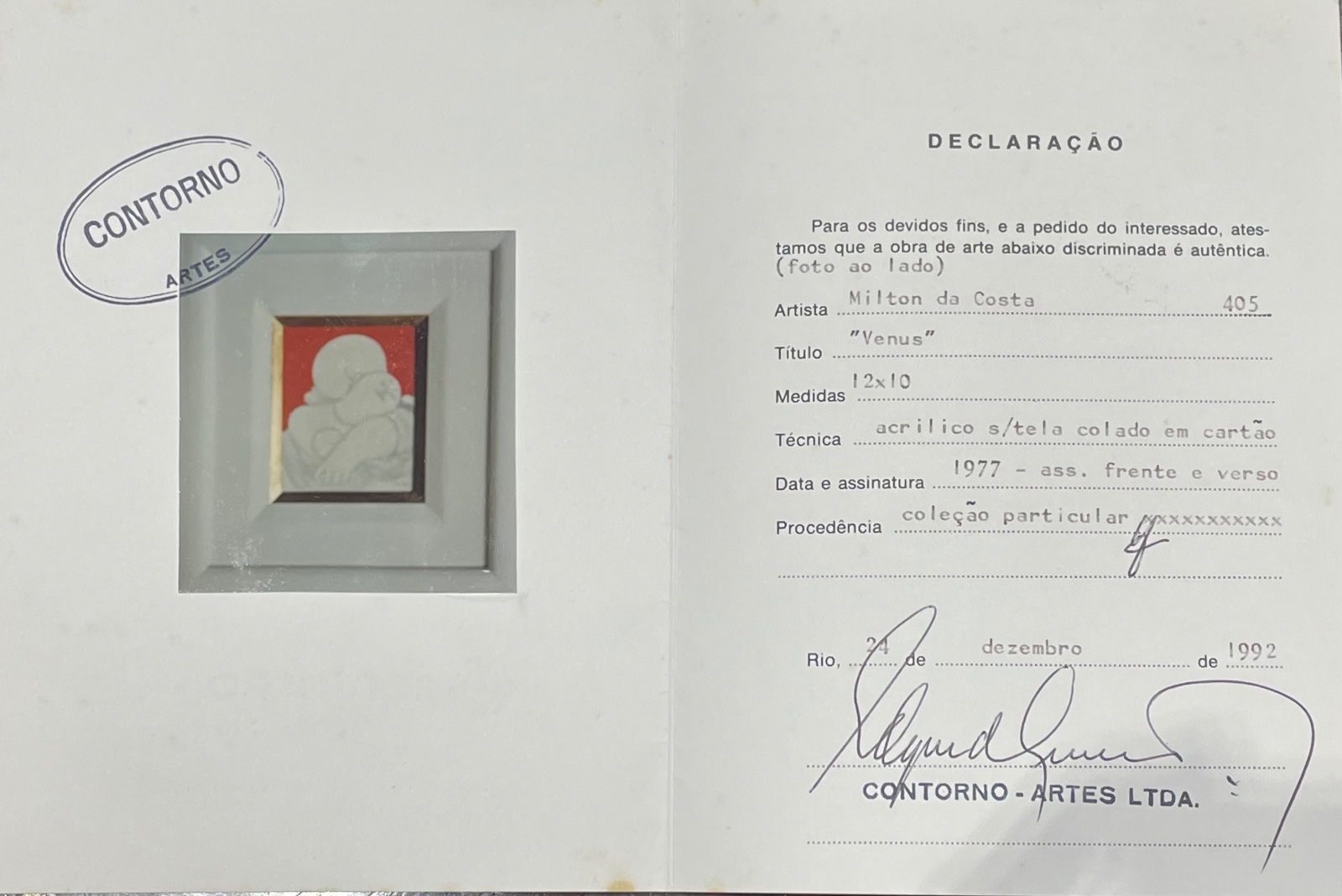 Milton Dacosta (1915-1988), Vênus - foto 6 de 6
