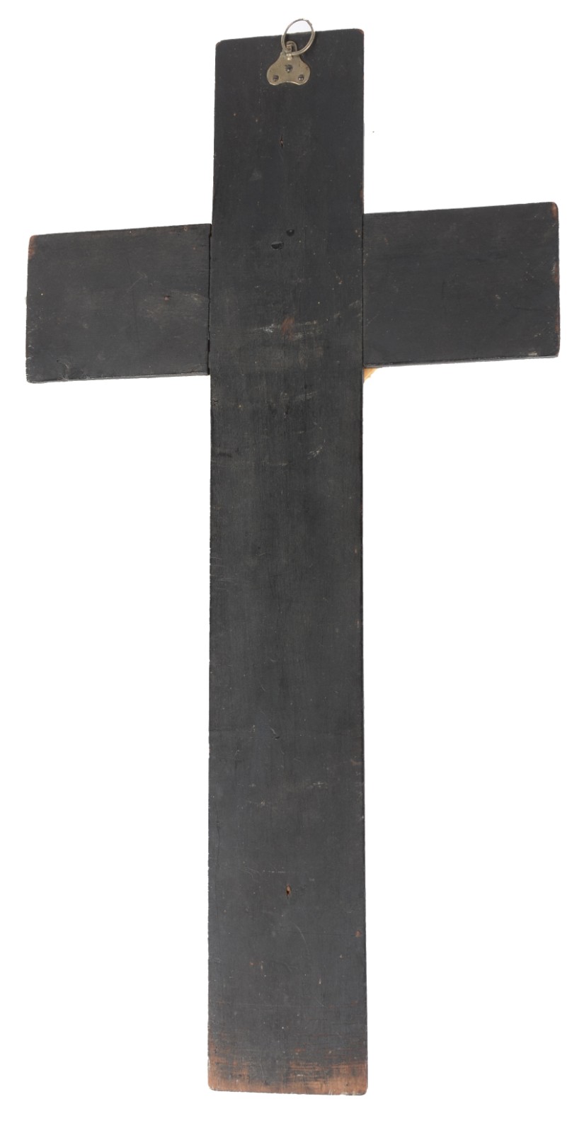 Crucifixo de madeira com figura de Cristo ricamente esculpida em... - foto 5 de 7
