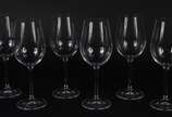 Seis taças de cristal da bohemia para vinho tin... - Seis taças de cristal da bohemia para vinho tinto  350 ml.