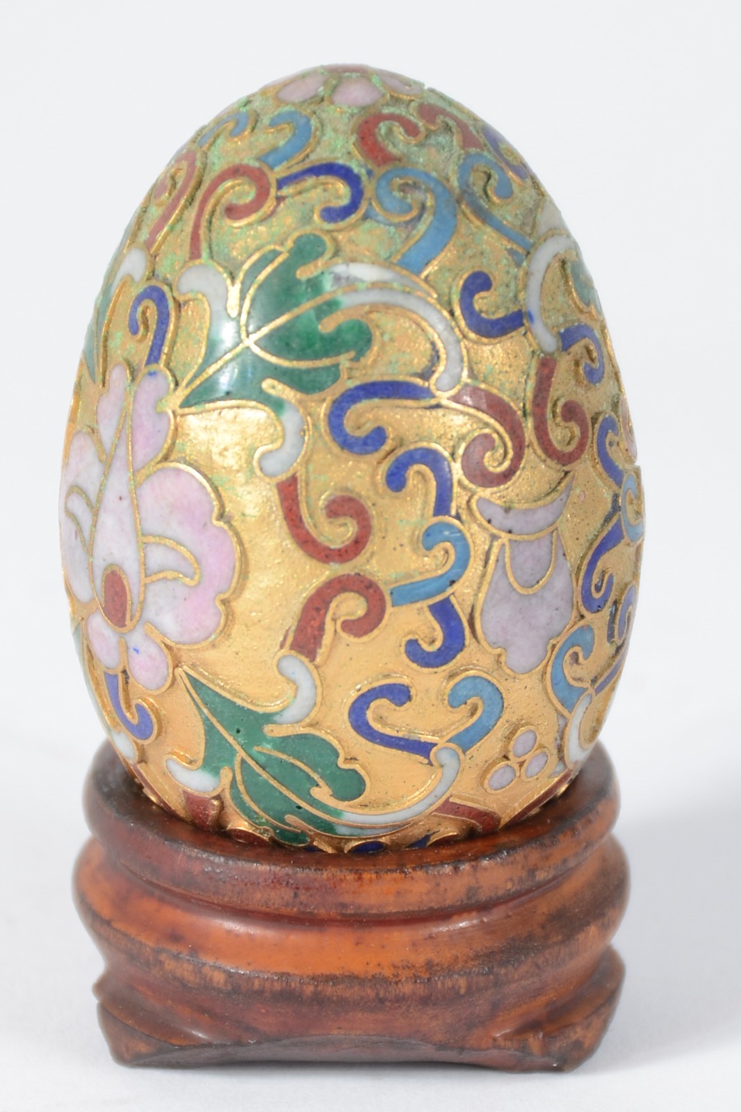 Conjunto com 9 pequenas peças de cloisoné oriental policromado... - foto 9 de 9