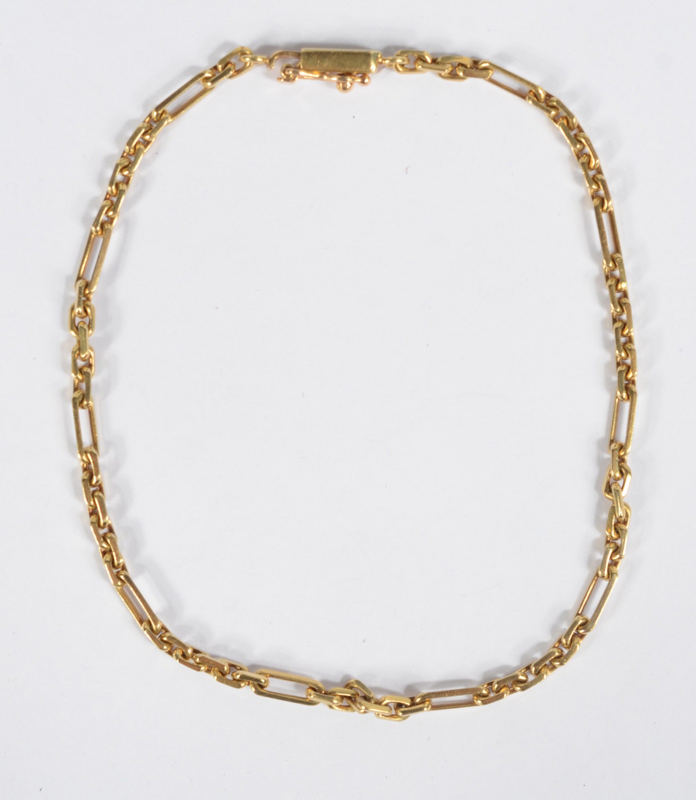 Pulseira de ouro amarelo 750 modelo italiano. (Por motivos de... - foto 1 de 4