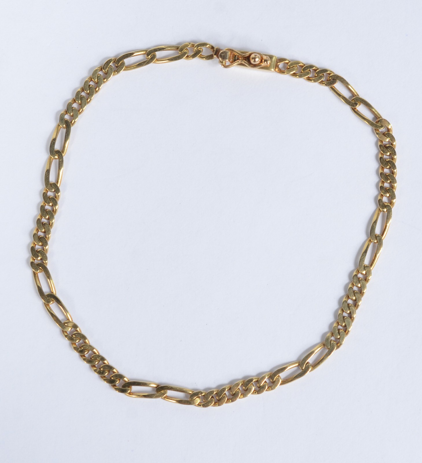 Pulseira de ouro amarelo 750, modelo italiano. (Por motivos de... - foto 1 de 5