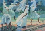 Manoel Costa (1943), Marabaixo - Quarta feira d... - Óleo sobre tela, 1983