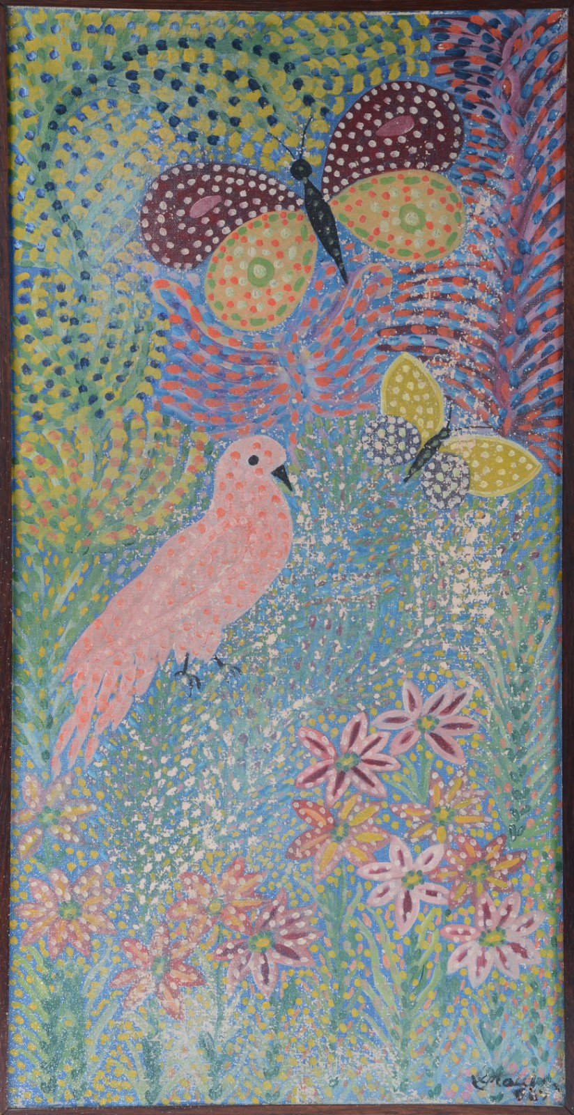 Grauben  (1889-1972), Borboletas e pássaro - foto 2 de 4