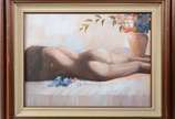 Manoel Costa (1943), Nú Feminino - Óleo sobre tela.