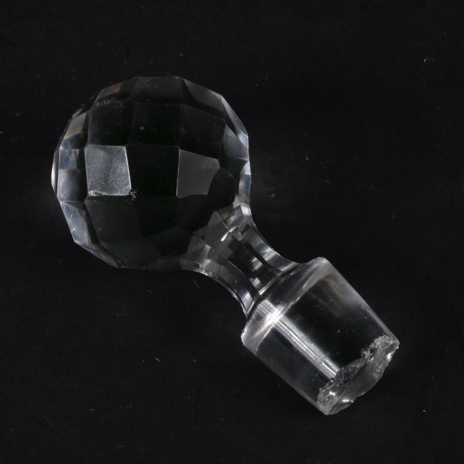 Licoreira com presentoir de cristal lavrado (com mofo) - foto 5 de 6