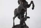 Escultura de petit bronze representando cavalo - Escultura de petit bronze representando cavalo
