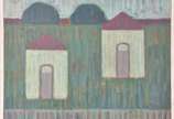 Mário Rubinski (1933-2021), Paisagem - acrílico sobre madeira industrializada