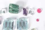 Lote com diversas pedras brasileiras - Lote com diversas pedras brasileiras