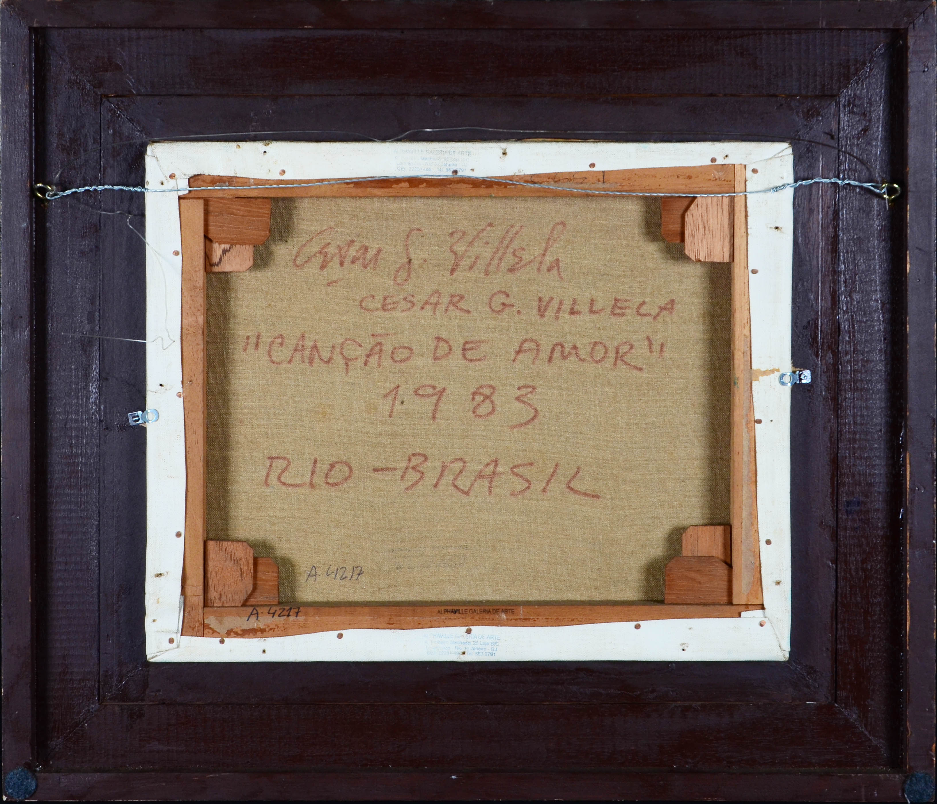 Cesar G. Villela (1930), Canção de amor - foto 3 de 3