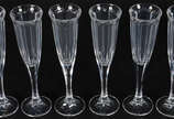 Seis flutes de cristal da bohemia 185 ml - Seis flutes de cristal da bohemia 185 ml