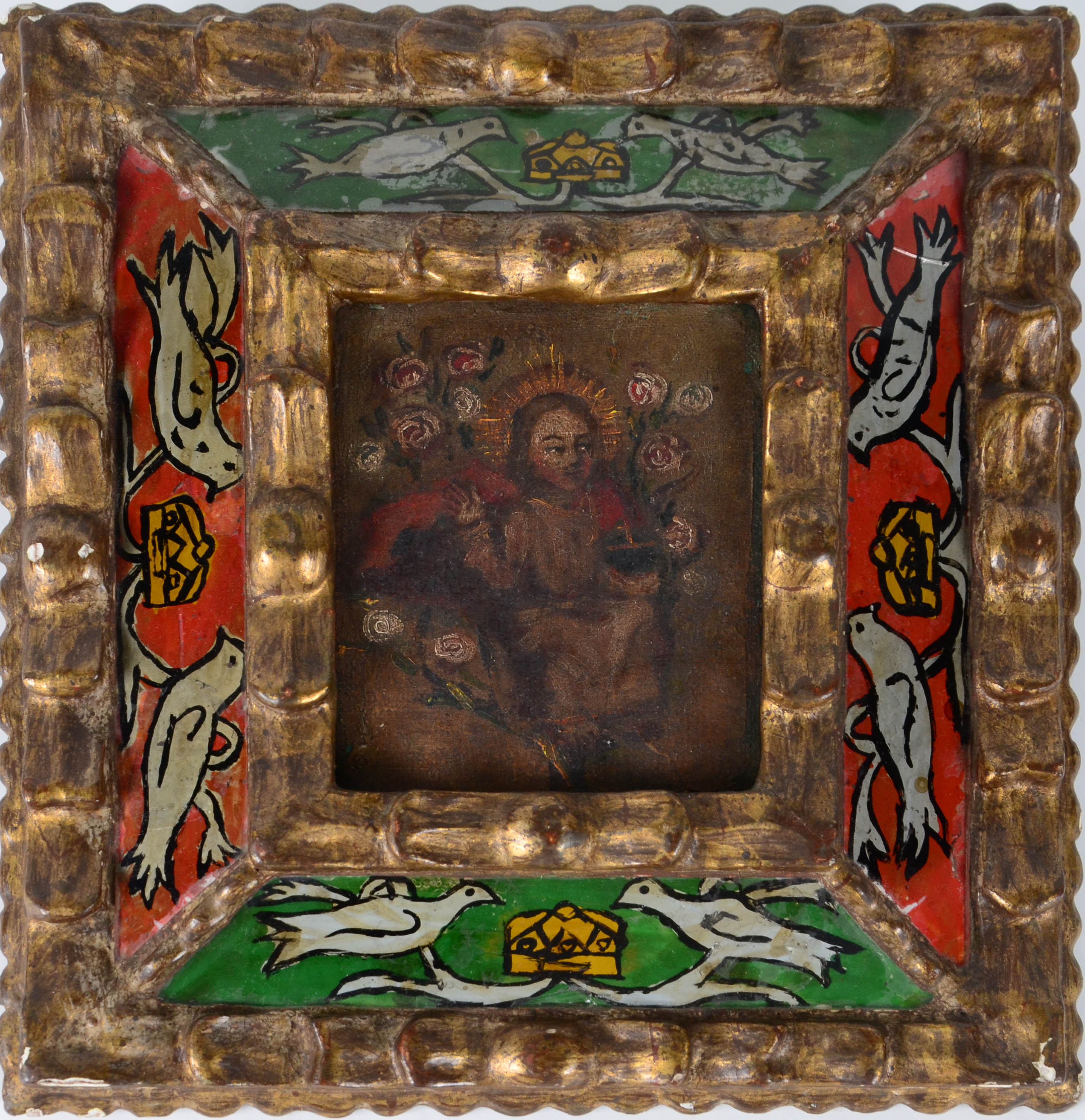 Escola Cusquenha (1538), Menino Deus com rosas - foto 1 de 2