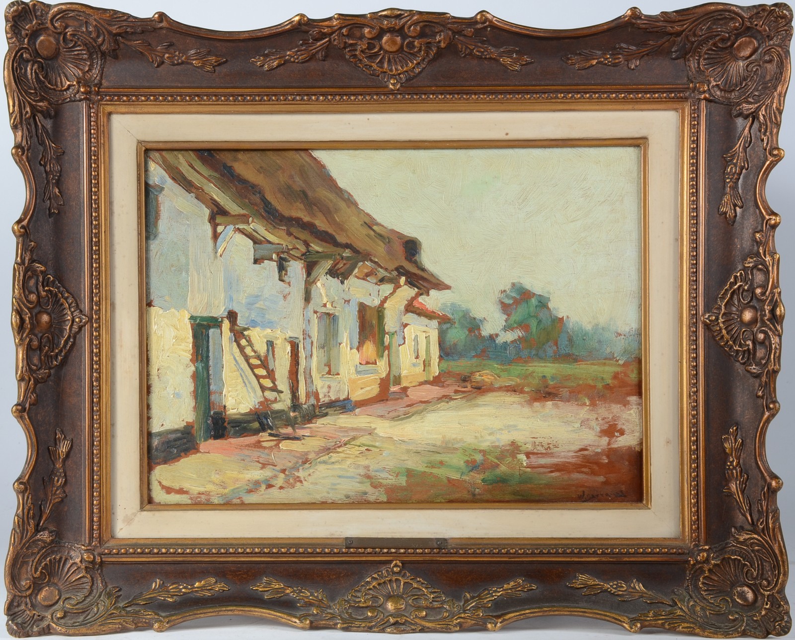 Assinatura não identificada, Paisagem com Casário - foto 2 de 5