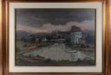 Sylvio Pinto (1918-1997), Sevres França - Óleo sobre tela.