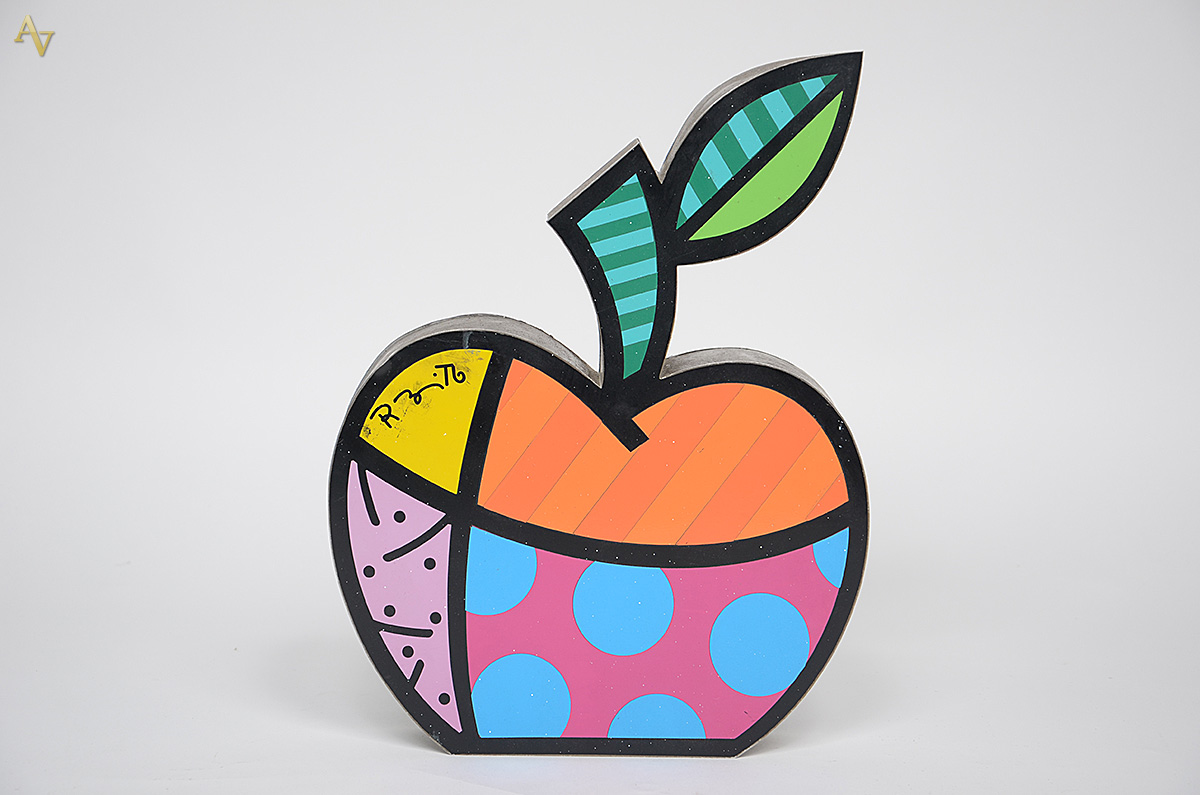 ROMERO BRITTO - Escultura. Altura 35 cm.