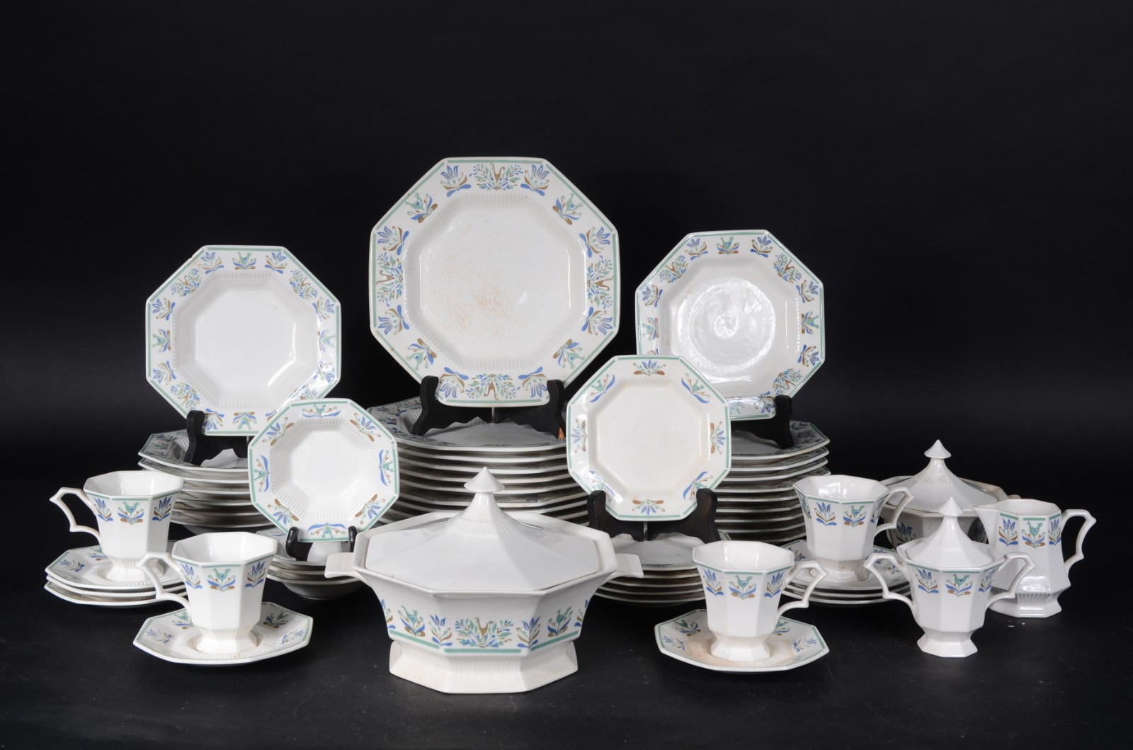 Conjunto de jantar de cerâmica japonesa, Independence Ironstone... - foto 1 de 7