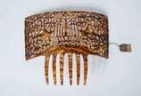 Presilha (pente) pra cabelo de casco de tartaruga. - Presilha (pente) pra cabelo de casco de tartaruga.