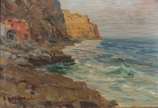 D´Angelo, Marinha - Óleo sobre madeira.