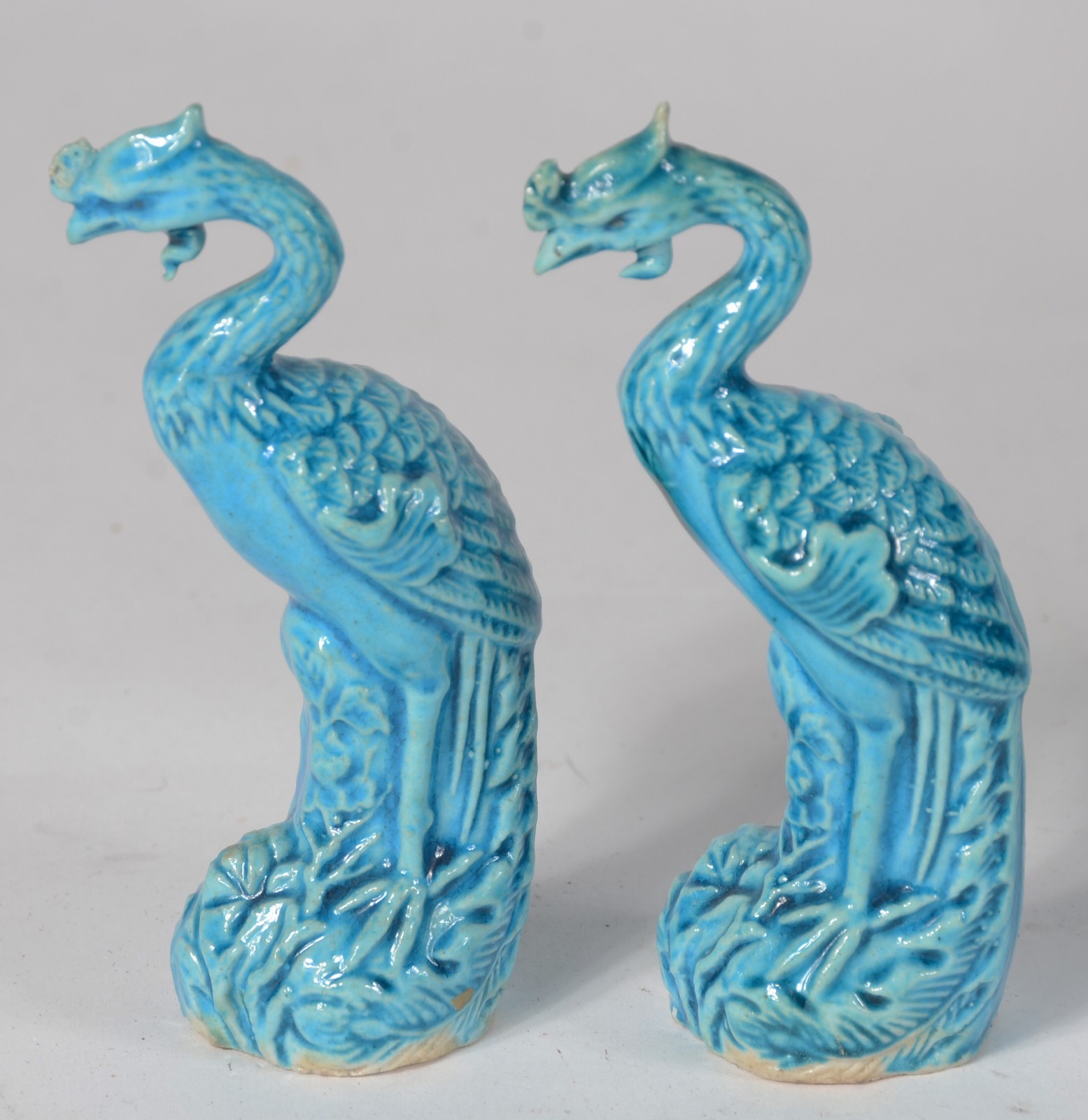 Conjunto com sete peças diversas de porcelana oriental na cor azul... - foto 3 de 8