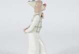 Estatueta de porcelana espanhola policromada re... - Estatueta de porcelana espanhola policromada representando palhaço