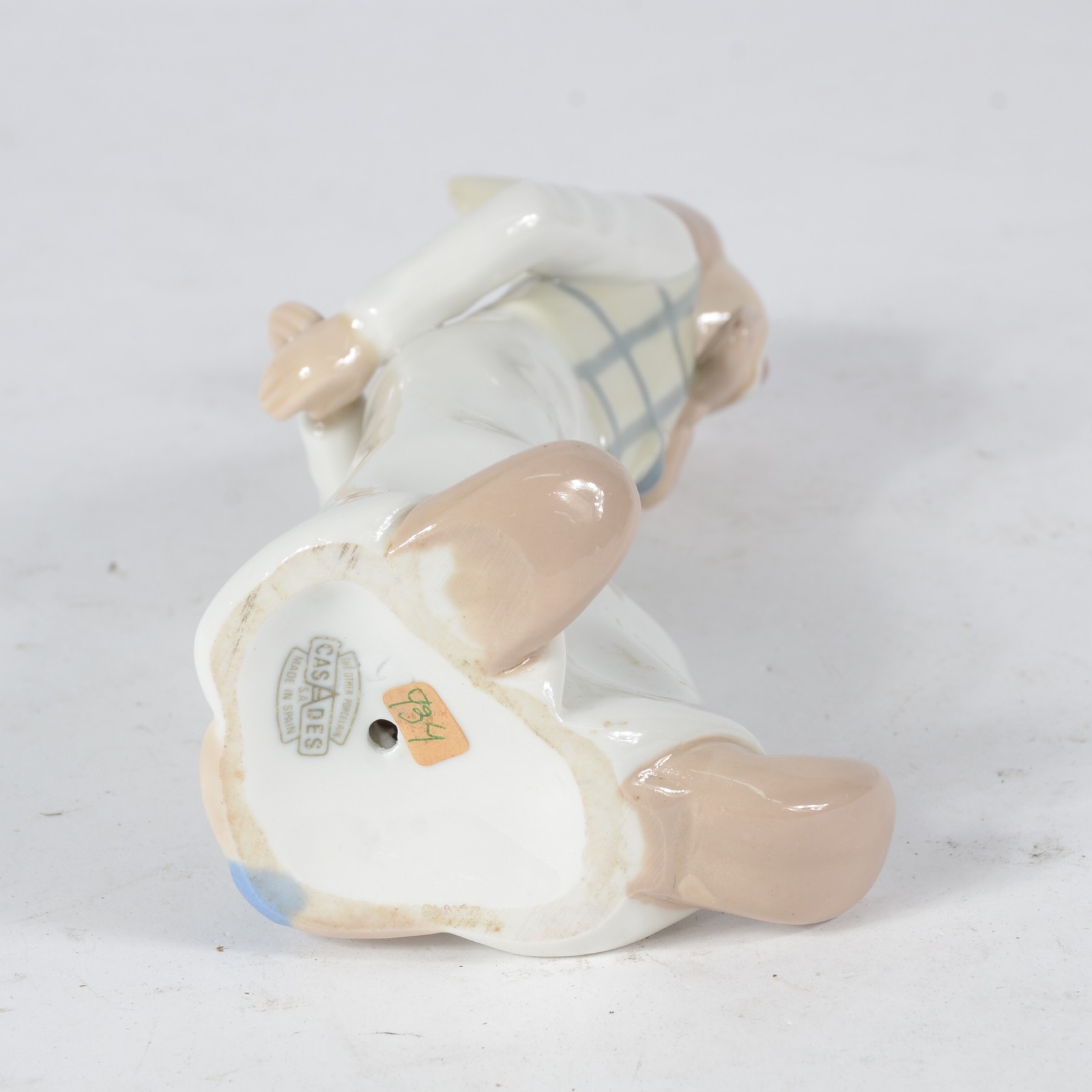 Estatueta de porcelana espanhola policromada representando palhaço - foto 6 de 6