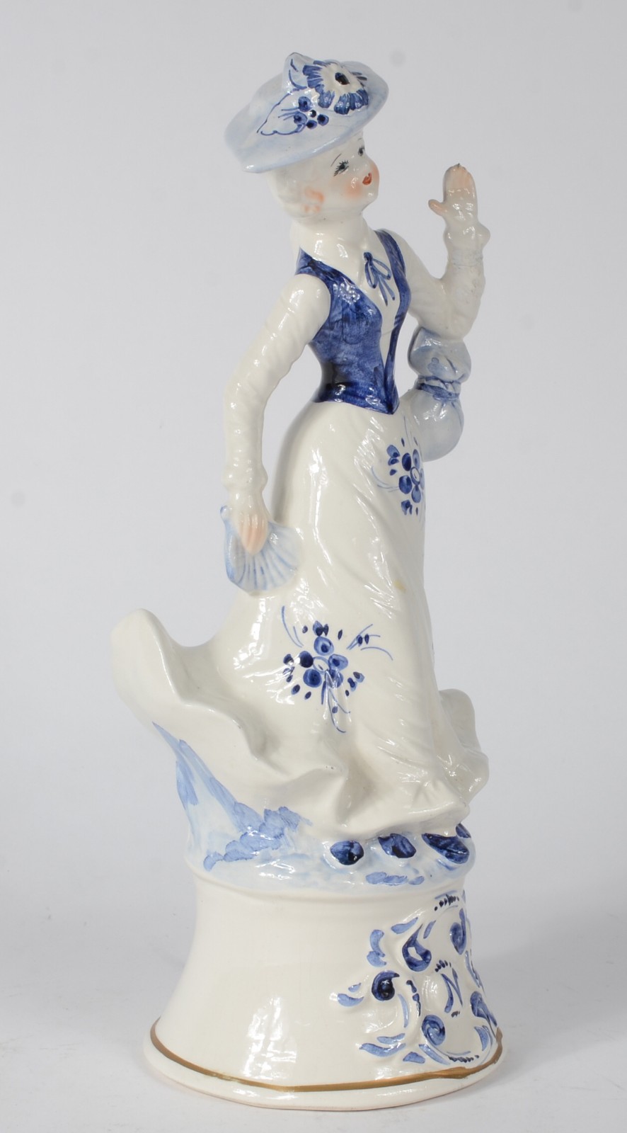 Escultura de porcelana italiana policromada representando figura... - foto 3 de 8