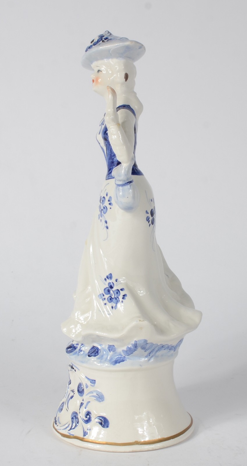 Escultura de porcelana italiana policromada representando figura... - foto 6 de 8