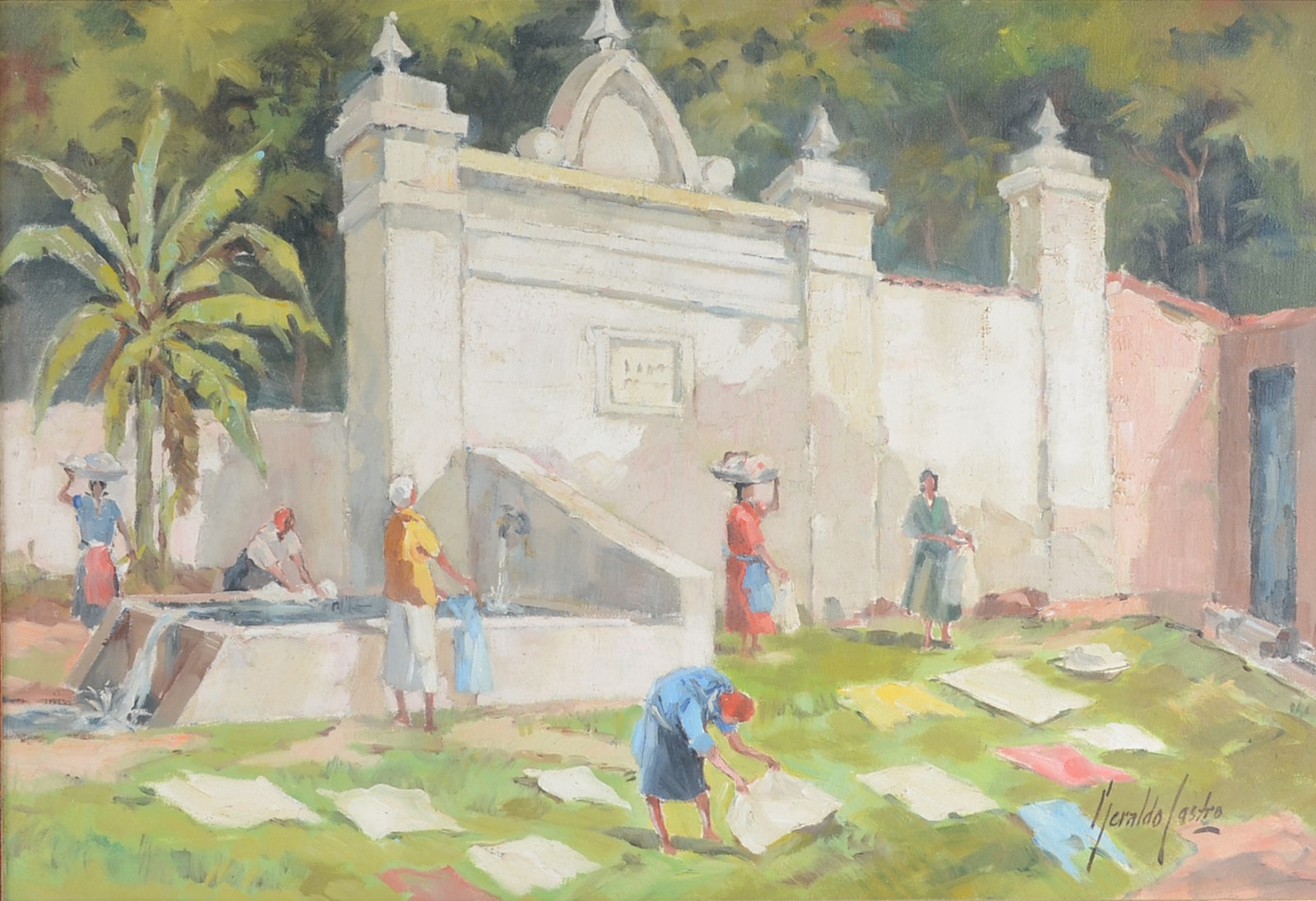 Geraldo Castro (1914-1922), lavadeiras - foto 1 de 4