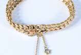 Pulseira de ouro 16 k Peso total 28.1 g. - Pulseira de ouro 16 k Peso total 28.1 g.