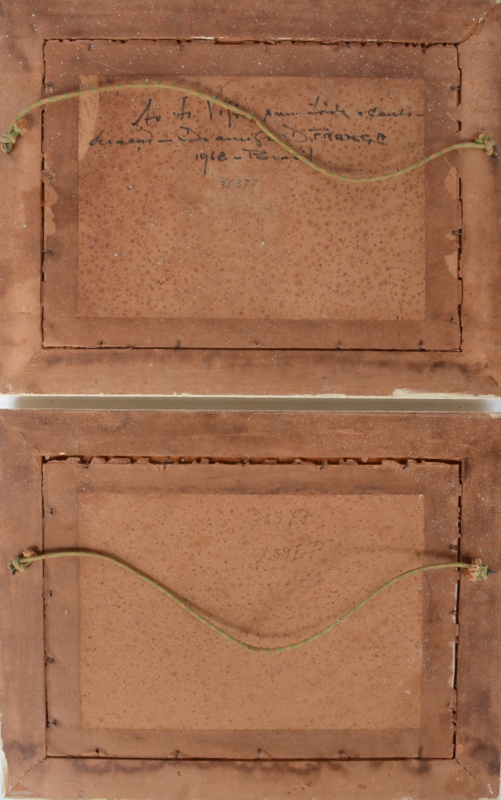 ´Dois Quadros, óleo sobre placa, assinado e datado 1968. - foto 4 de 4
