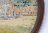 ALFREDO NORFINI, Casinha do Caboclo - Aquarela, Italia 1867. Professor Ítalo brasileiro, Aquarelista, desenhista pintor , com diversas exposições importantes.<br>10º Salão Paulista de Bela