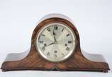Gustav Becker - Silesia,  - "Mantle Clock" - Relógio alemão GB de mesa, carrilhão,  caixa de madeira no estilo Art Deco, com música. Funcionando mas precisando de regulagem,   co