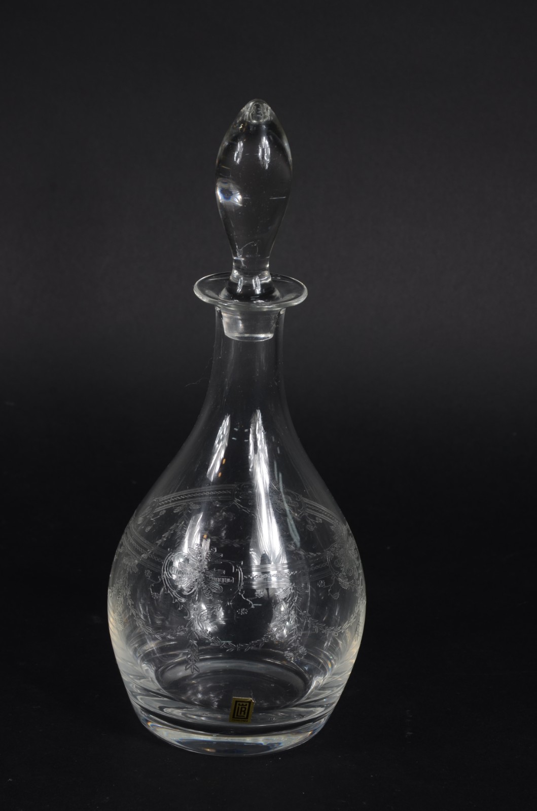 Diversas peças de cristal tcheco decorados com guirlandas lavradas... - foto 3 de 9