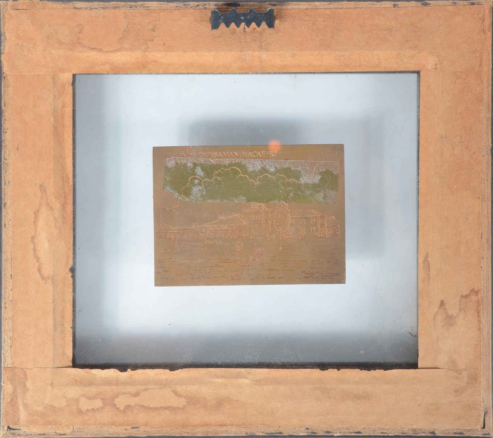Placa emoldurada de bronze em homenagem ao centenário da Fazenda... - foto 4 de 4