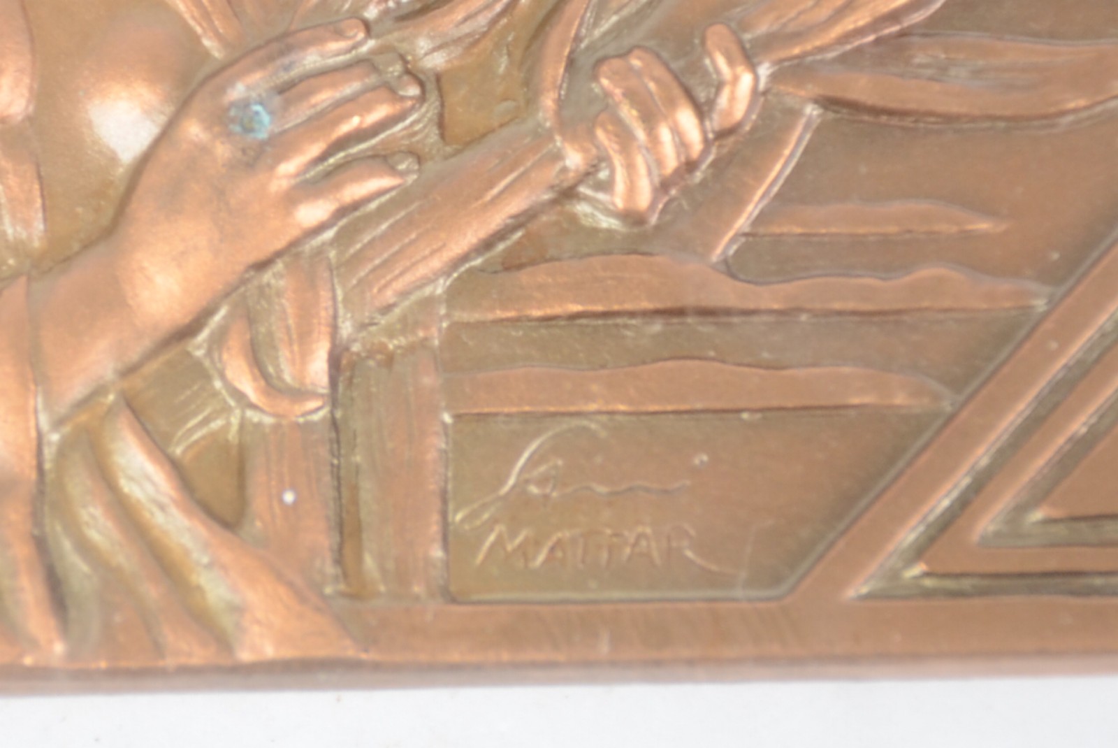 Placa emoldurada de bronze, em homenagem ao centenário da Fazenda... - foto 3 de 5