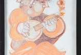 Alexandre Rapoport (1929), instrumentista - Técnica mista. Datado 1997.