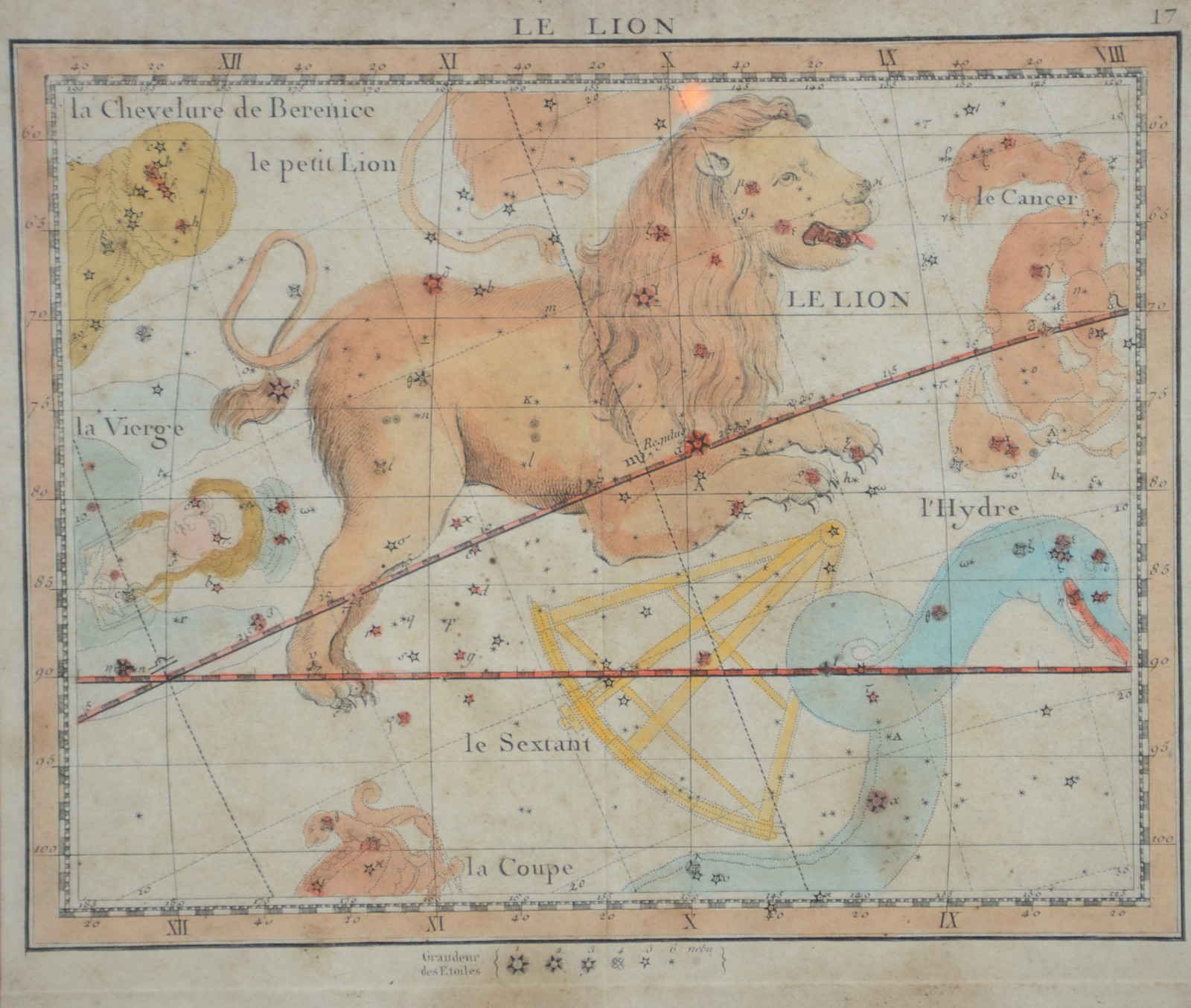 Par de mapas com constelações, trópicos e hemisfério astral em... - foto 8 de 10