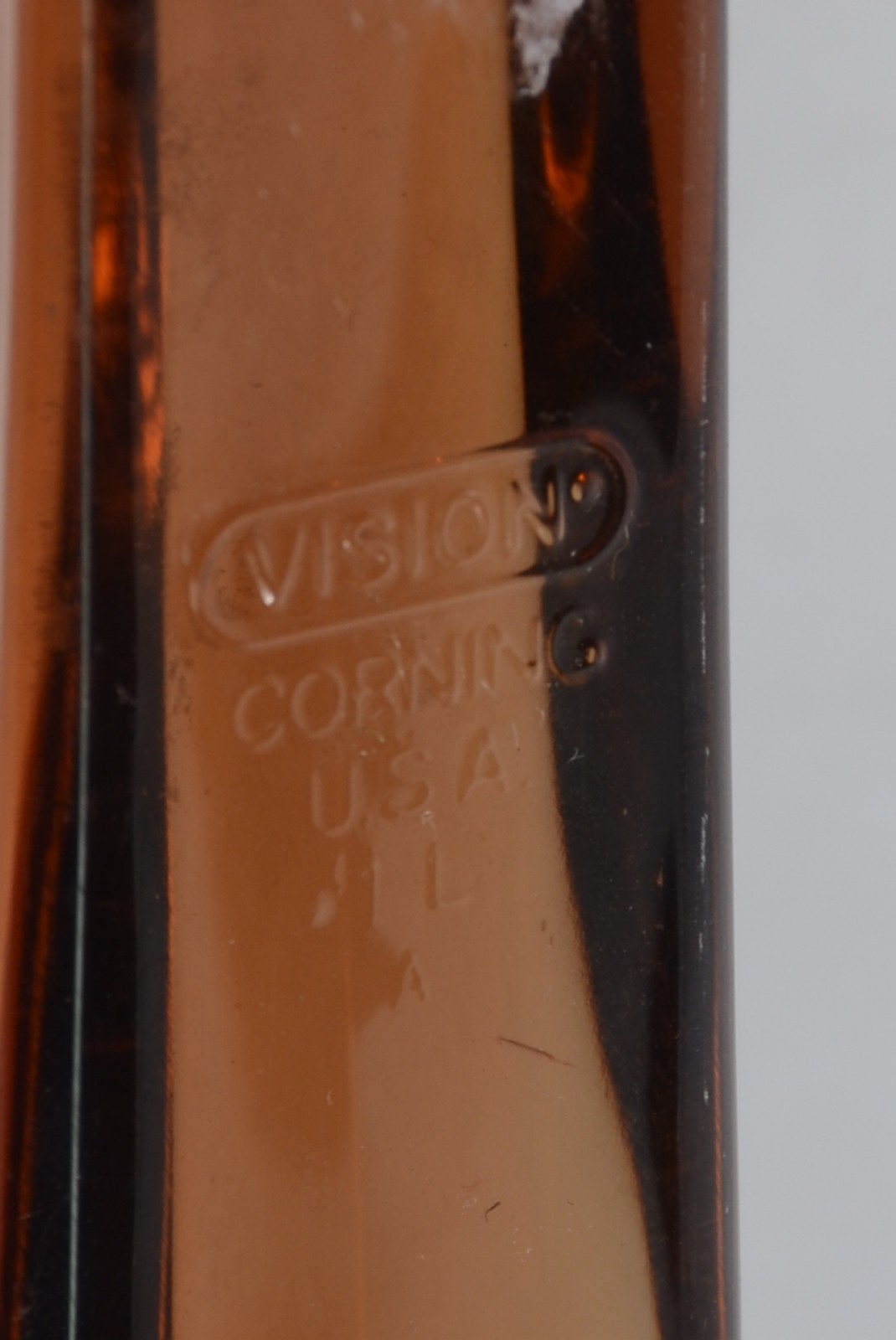 Duas peças sendo, panela Vision USA com tampa e fruteira de cristal... - foto 8 de 8