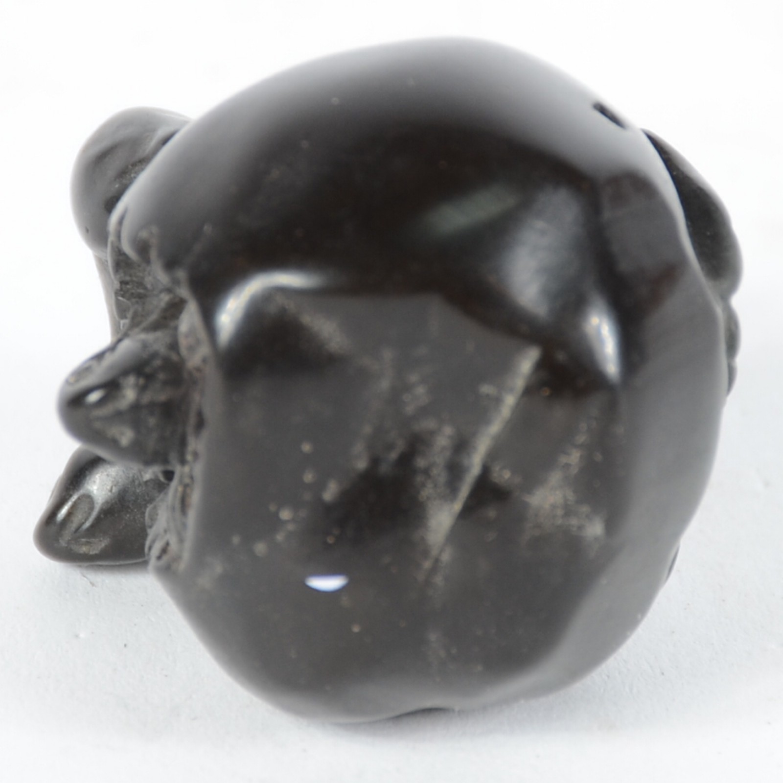 Raro netsuke em “Umoregi”, tipo de lignito, turfa fossilizada muito... - foto 5 de 5