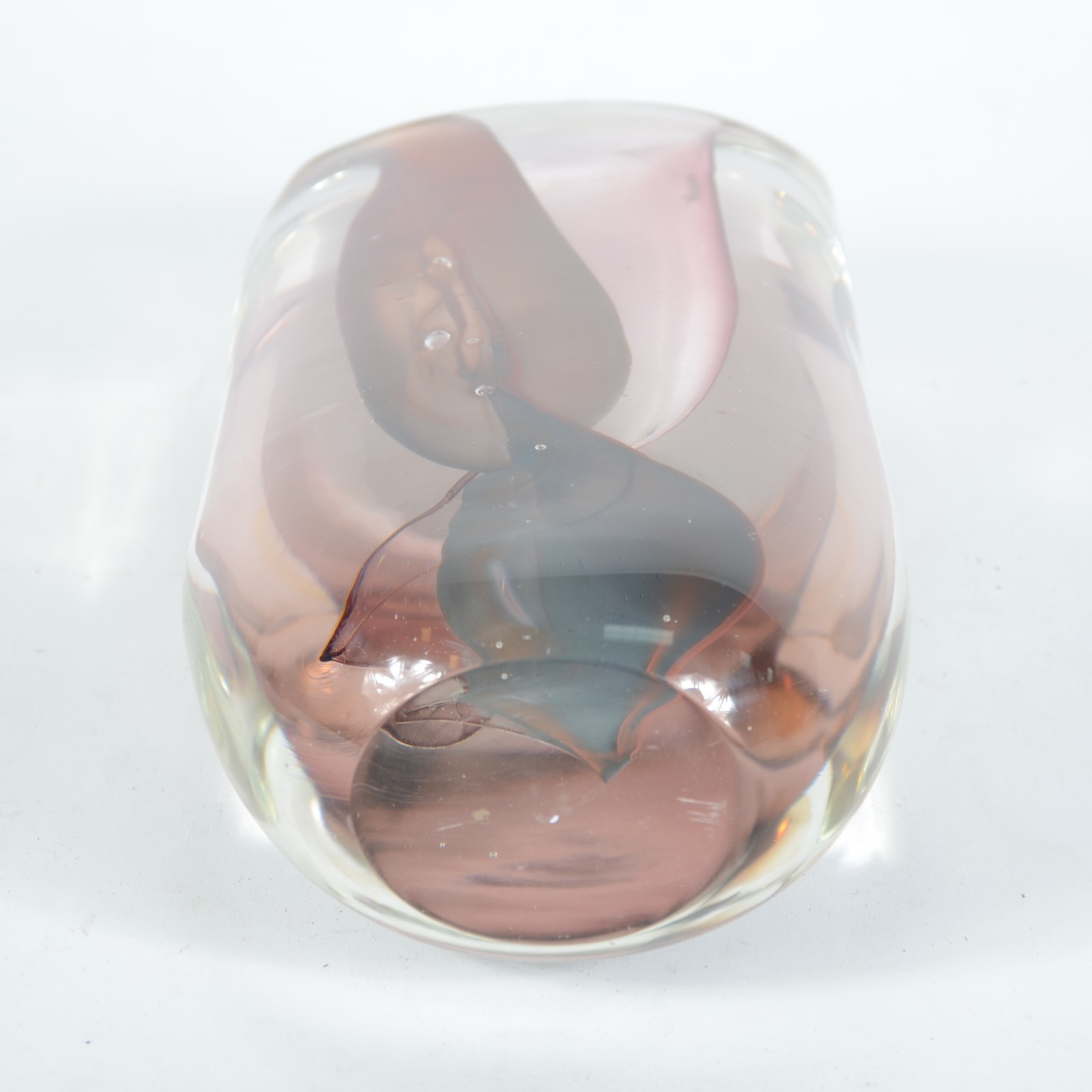 Vaso de Murano com mesclas rosadas. - foto 4 de 5