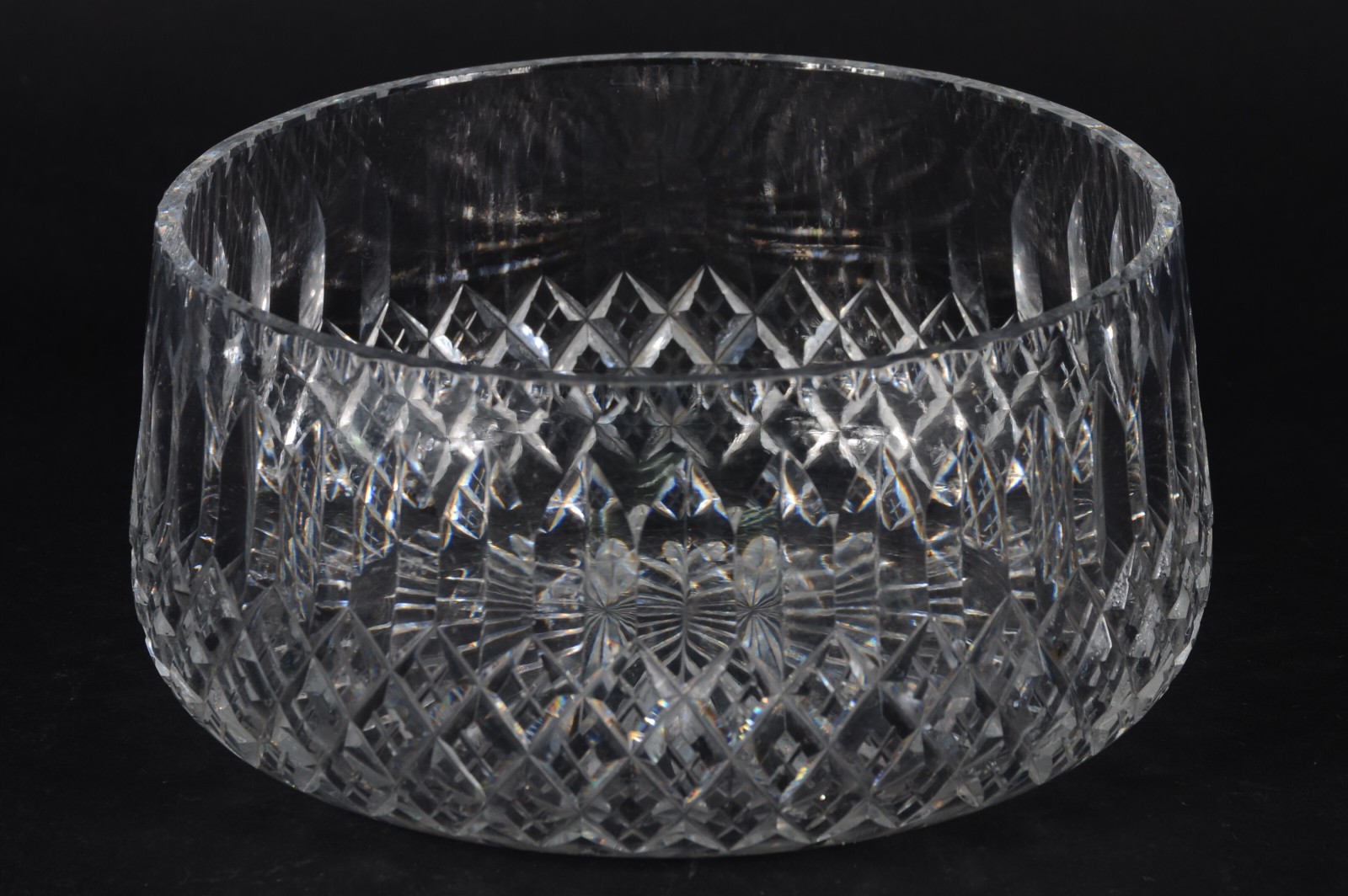 Bowl de cristal tcheco lapidado. - foto 1 de 6