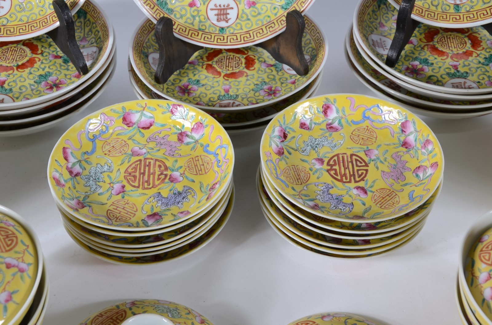 Serviço de antiga porcelana chinesa de exportação, período Guangxu... - foto 5 de 9