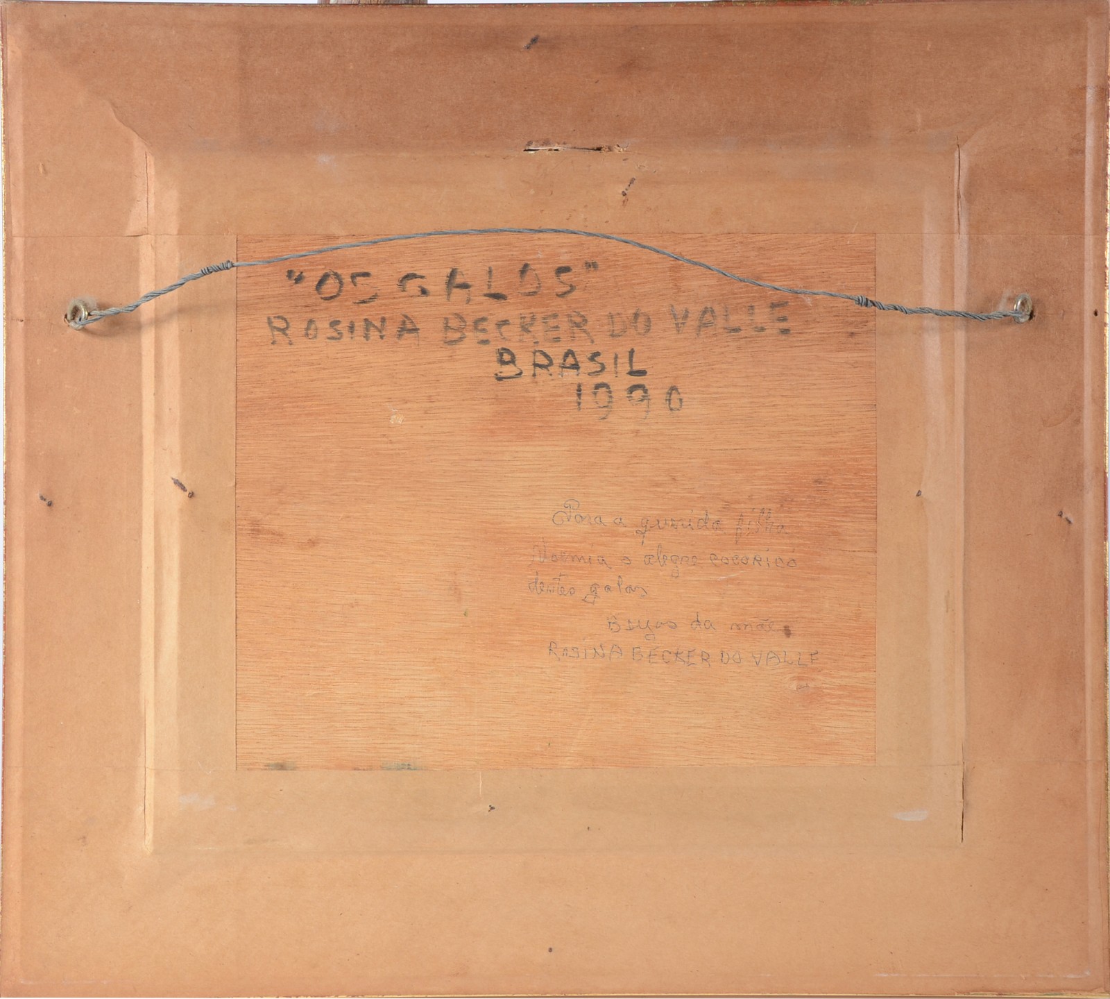 Rosina Becker do Valle (1914-2000), Galos - foto 5 de 6