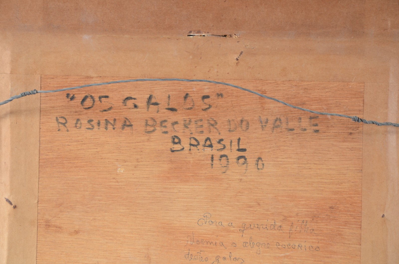 Rosina Becker do Valle (1914-2000), Galos - foto 6 de 6
