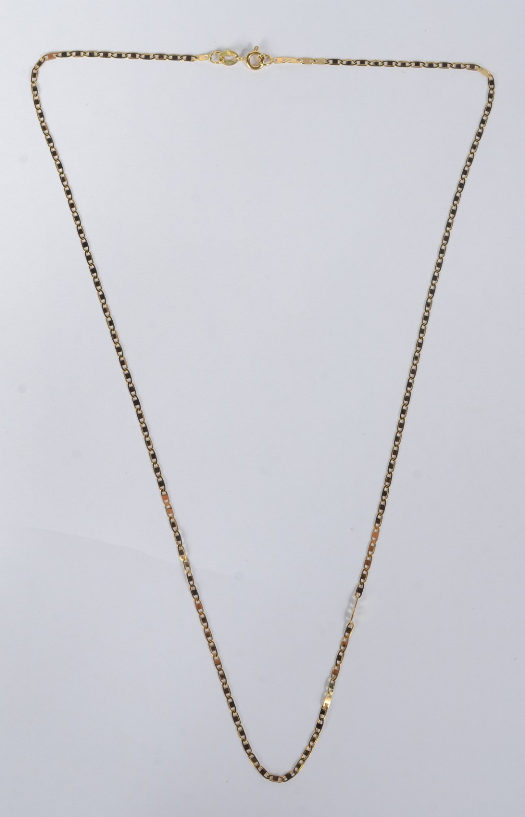 Colar de ouro amarelo 750 feitio Élos chatos. 45cm de comprimento... - foto 2 de 5