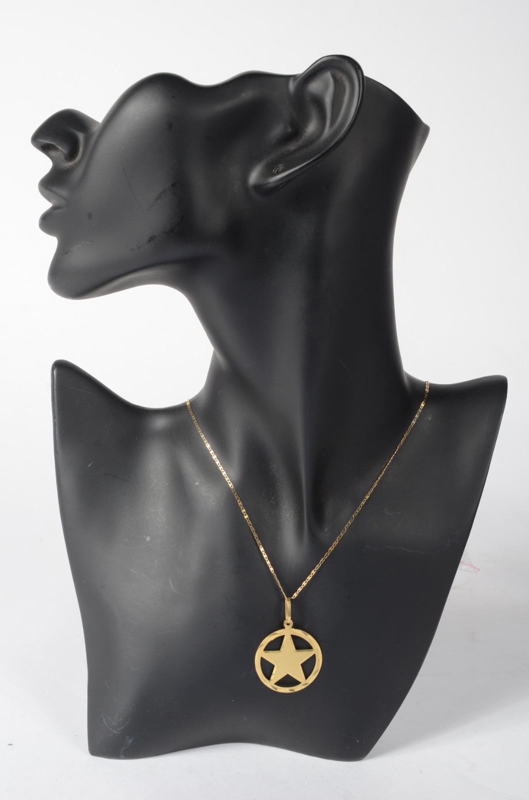 Gargantilha de ouro amarelo 750 com pendente de estrela de Davi... - foto 4 de 4